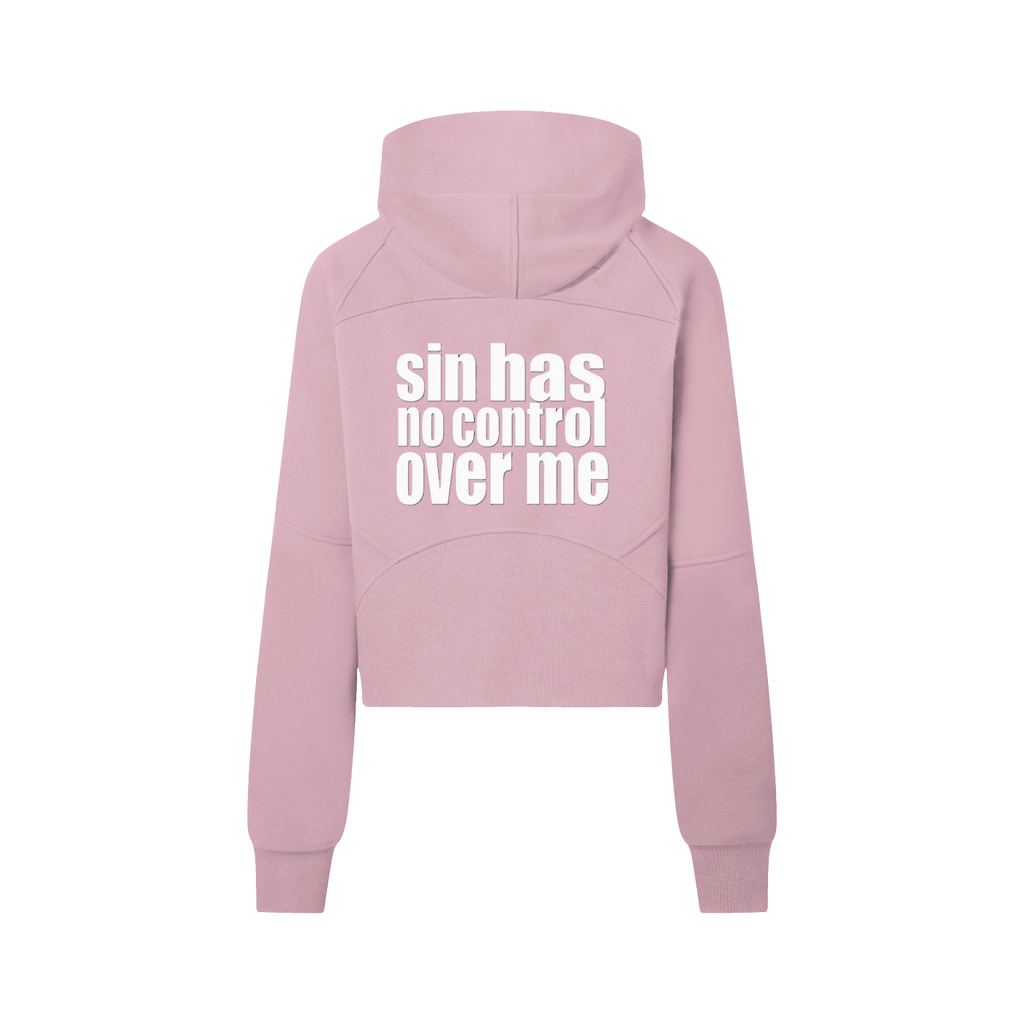 R8:3 womens Cropped Half-Zip Hoodie