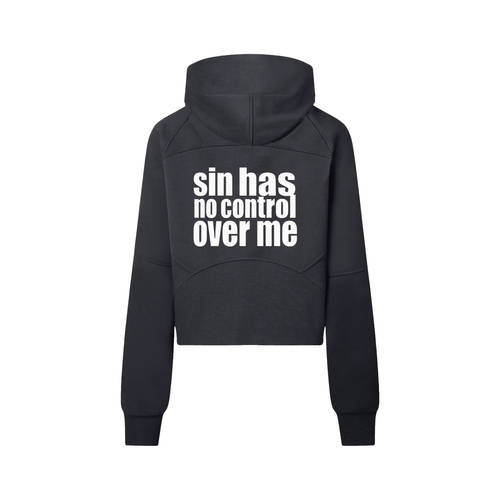 R8:3 womens Cropped Half-Zip Hoodie