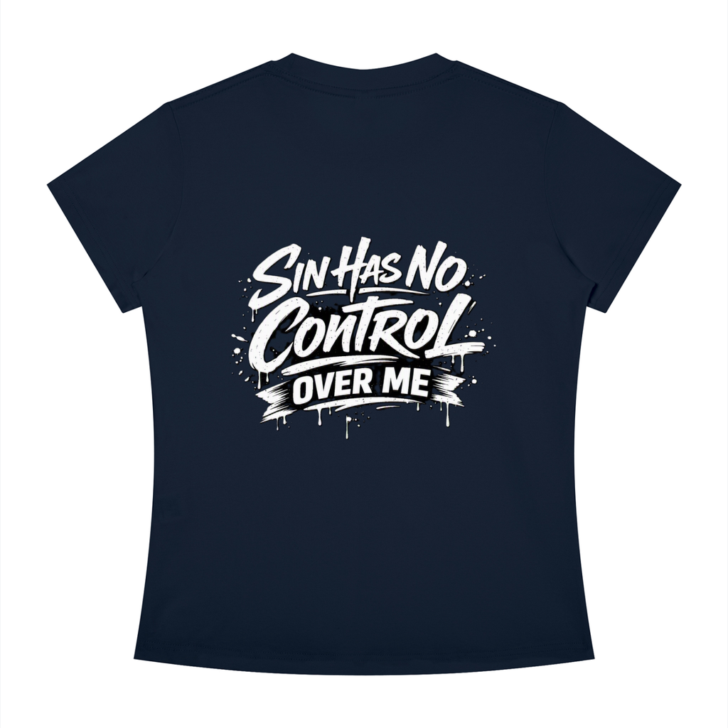 Romans 8:3 Women's Slim Fit Crewneck T-Shirt