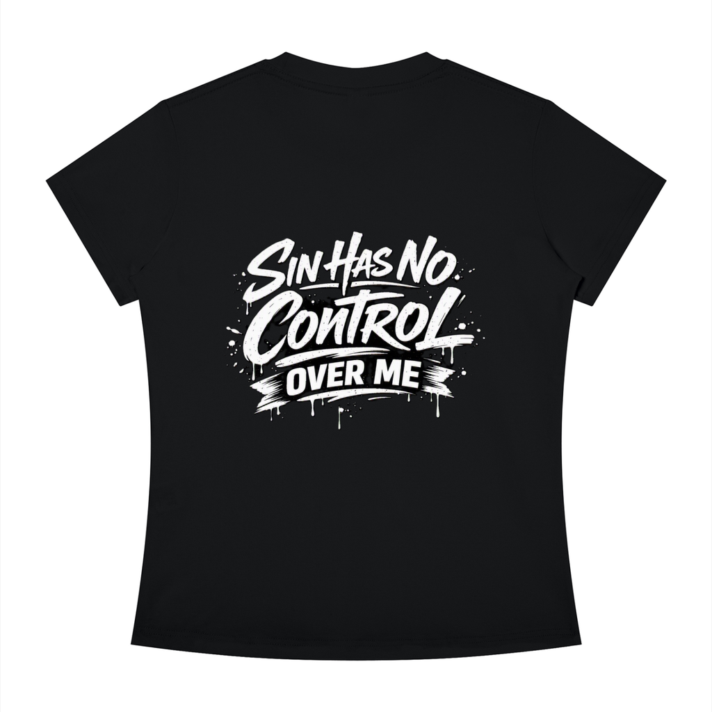 Romans 8:3 Women's Slim Fit Crewneck T-Shirt