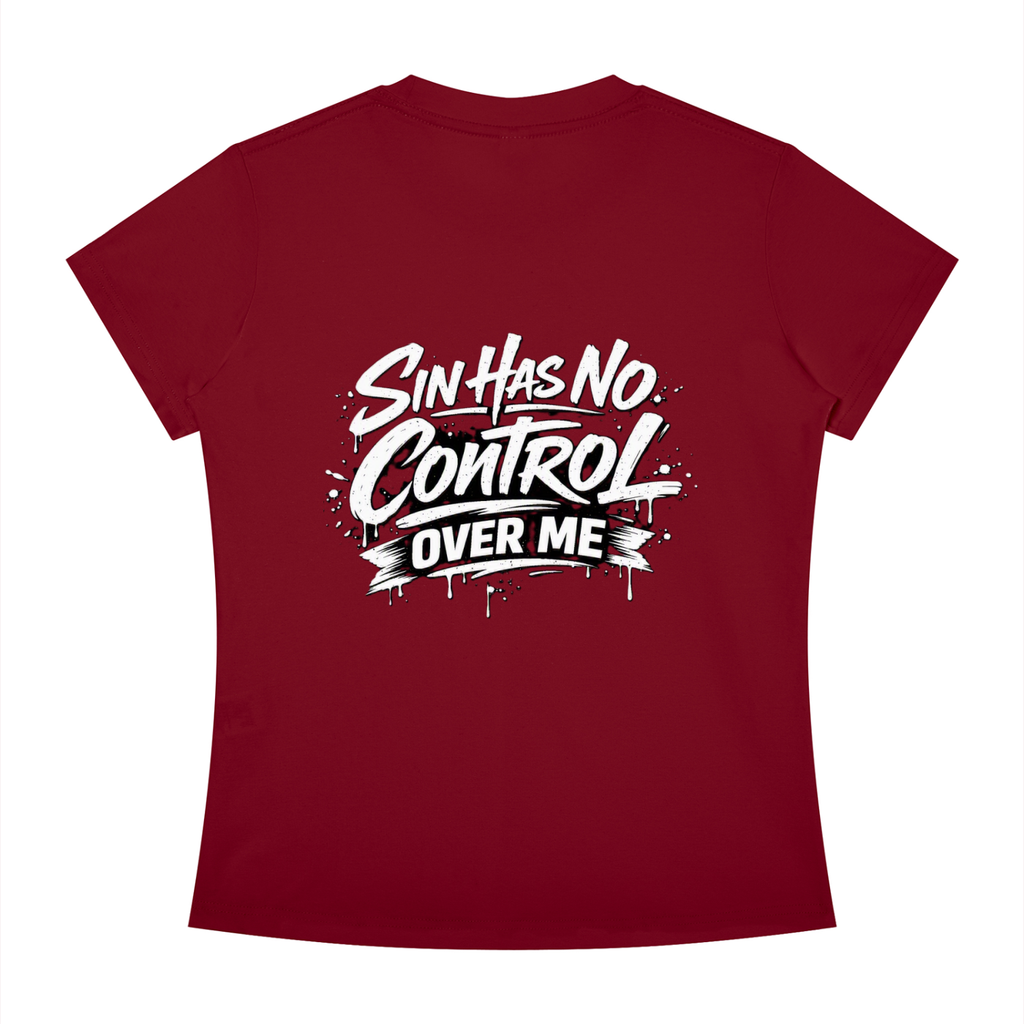 Romans 8:3 Women's Slim Fit Crewneck T-Shirt