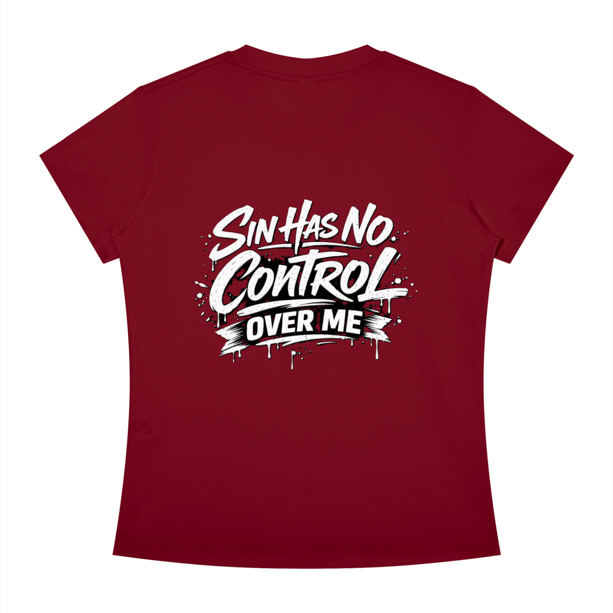 Romans 8:3 Women's Slim Fit Crewneck T-Shirt